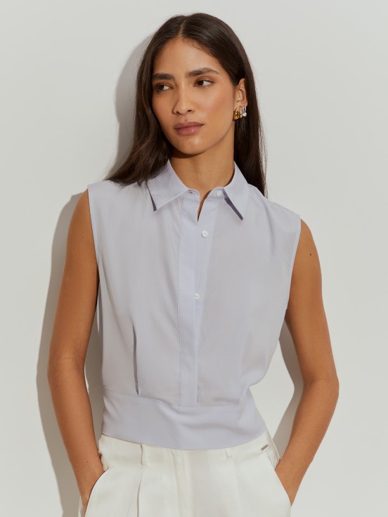 Blusa sem mangas liocel