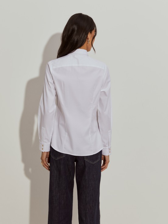 Camisa clssica de algodo