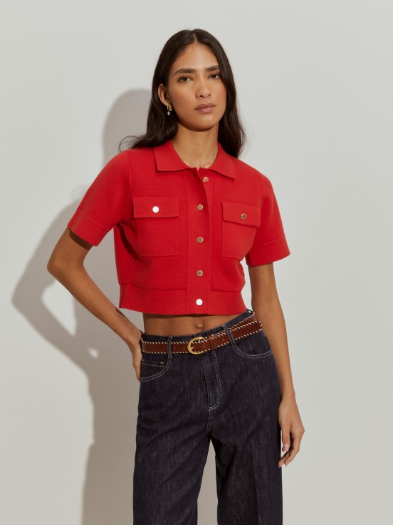 Pantalones anchos de mezclilla