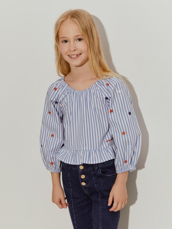 Blusa de rayas
