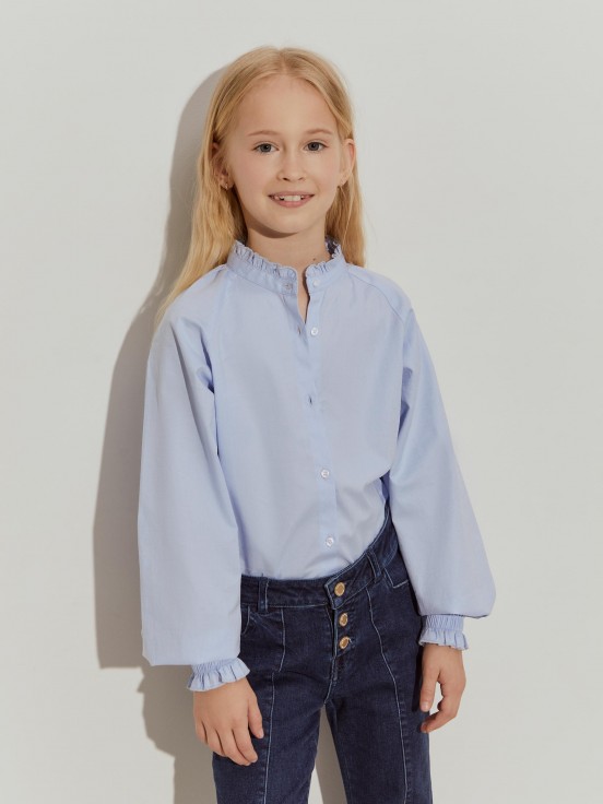 Blusa con volantes