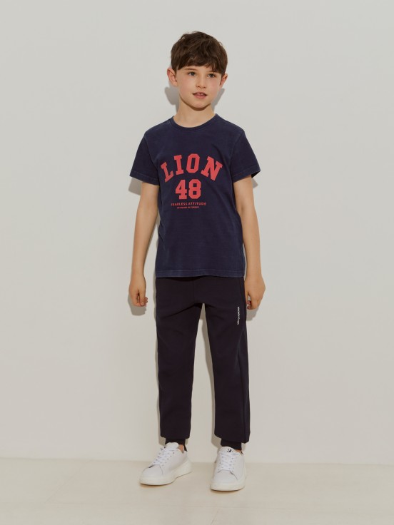 Pantalones de punto con cordn
