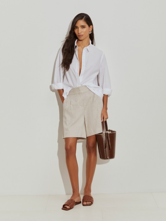 Circular bucket bag