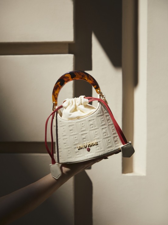 Monogrammed suitcase
