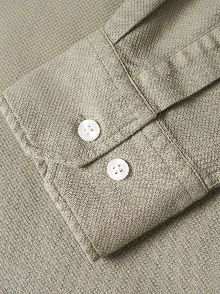 Camisa slim fit de algod�o