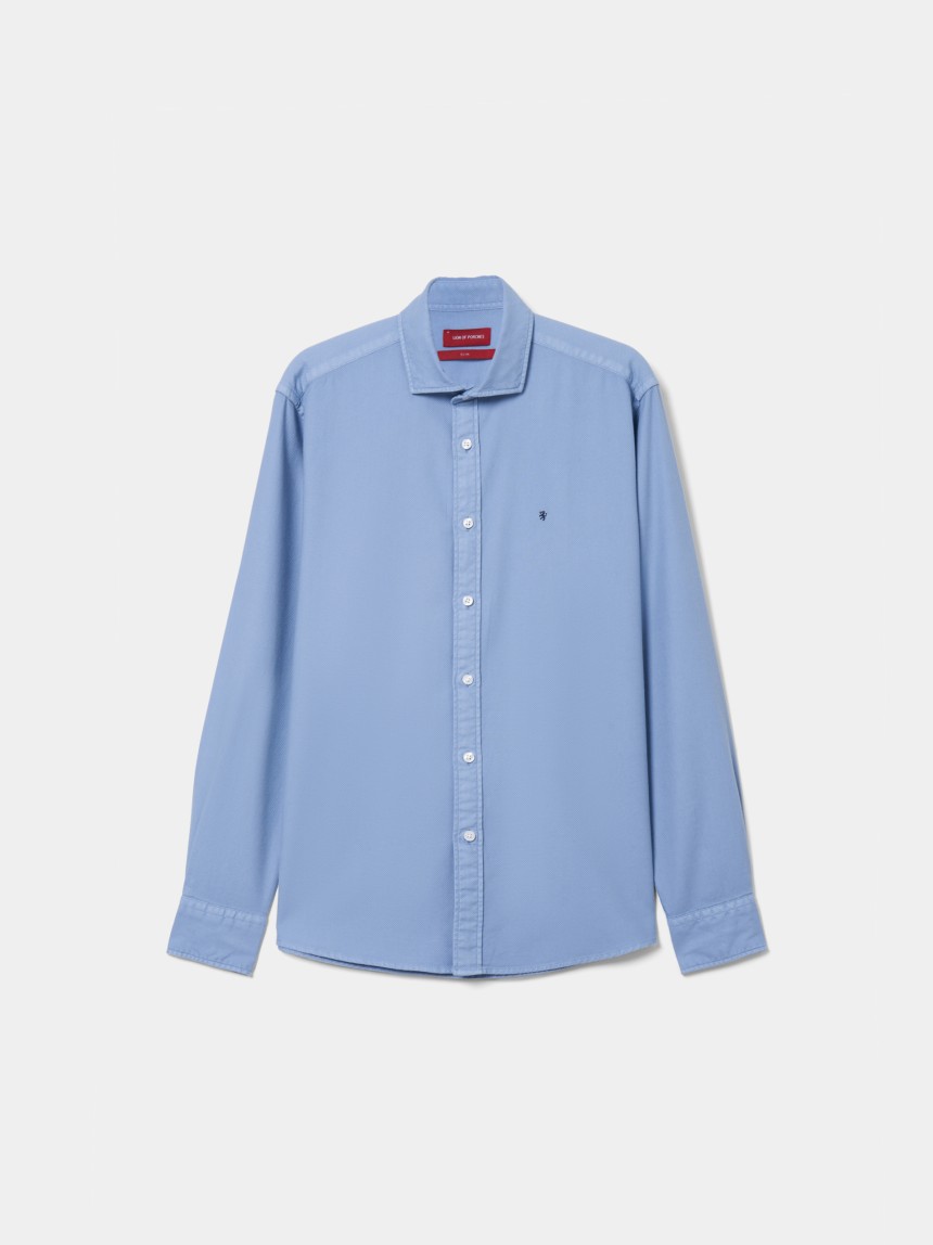 Camisa slim fit de algod�o