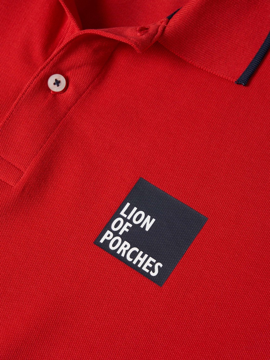 Polo de algod�o regular fit
