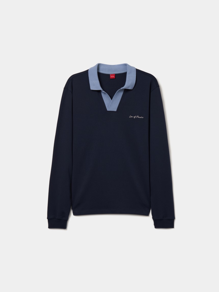 Polo de manga comprida