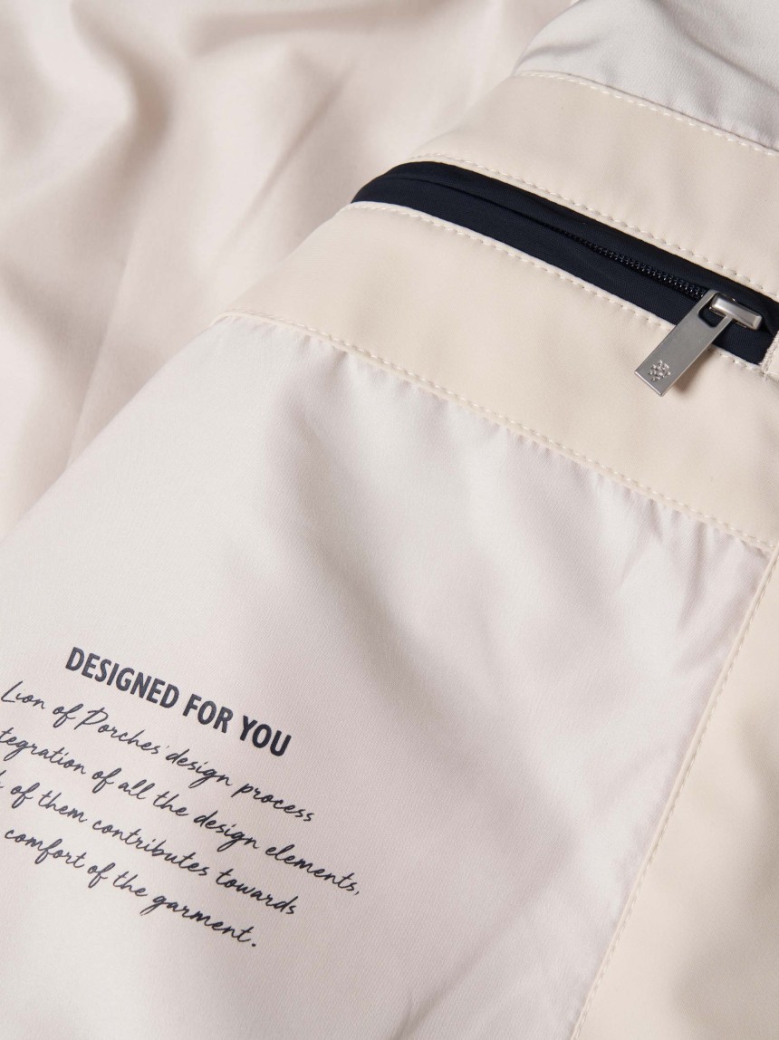 Jacket in technical fabric