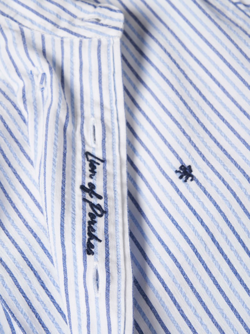 Camisa de algod�n a rayas