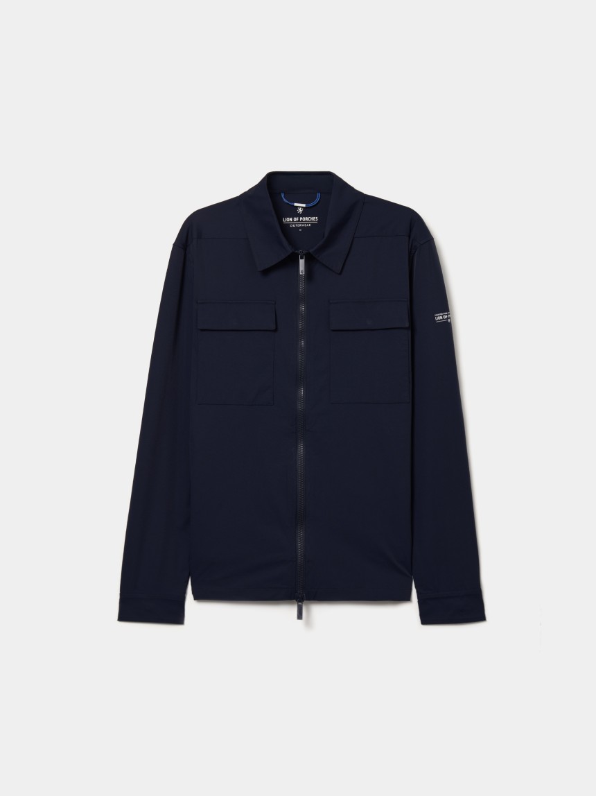 Sobrecamisa com bolsos