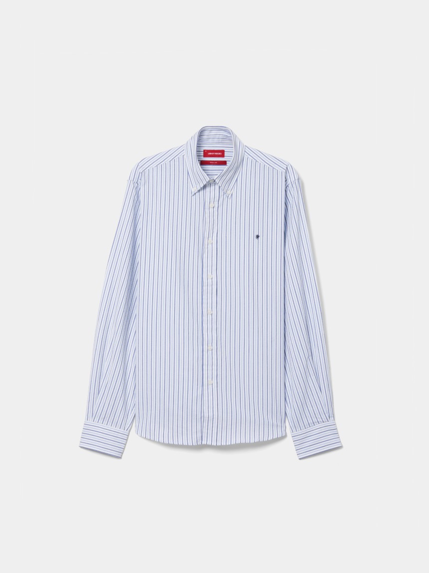 Camisa de algod�n a rayas