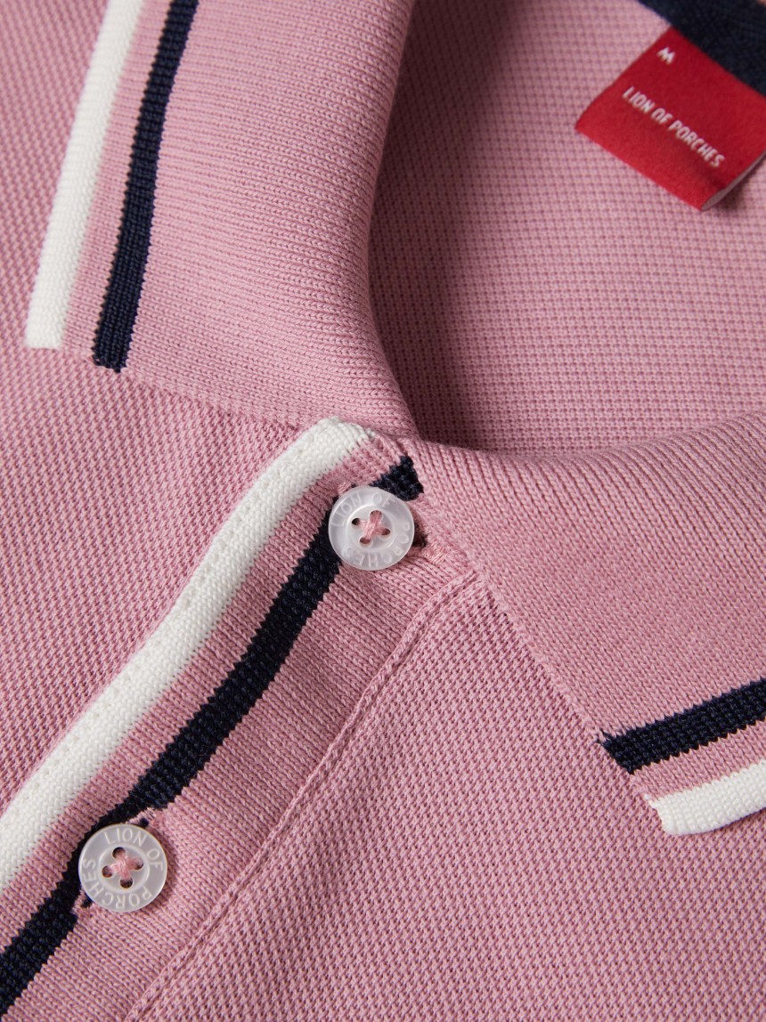 Polo regular fit em piqu�