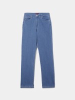 Regular fit denim pants