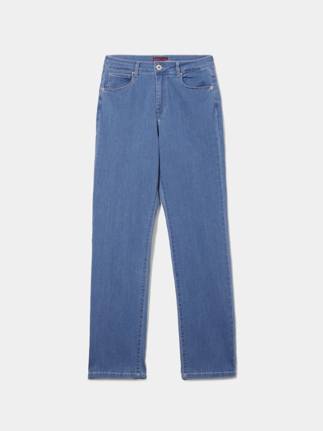 Regular fit denim pants