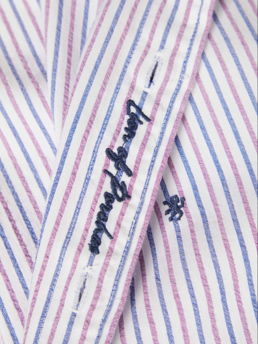 Camisa de algod�n a rayas