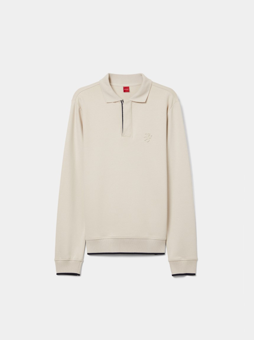 Camisola de malha com carcela