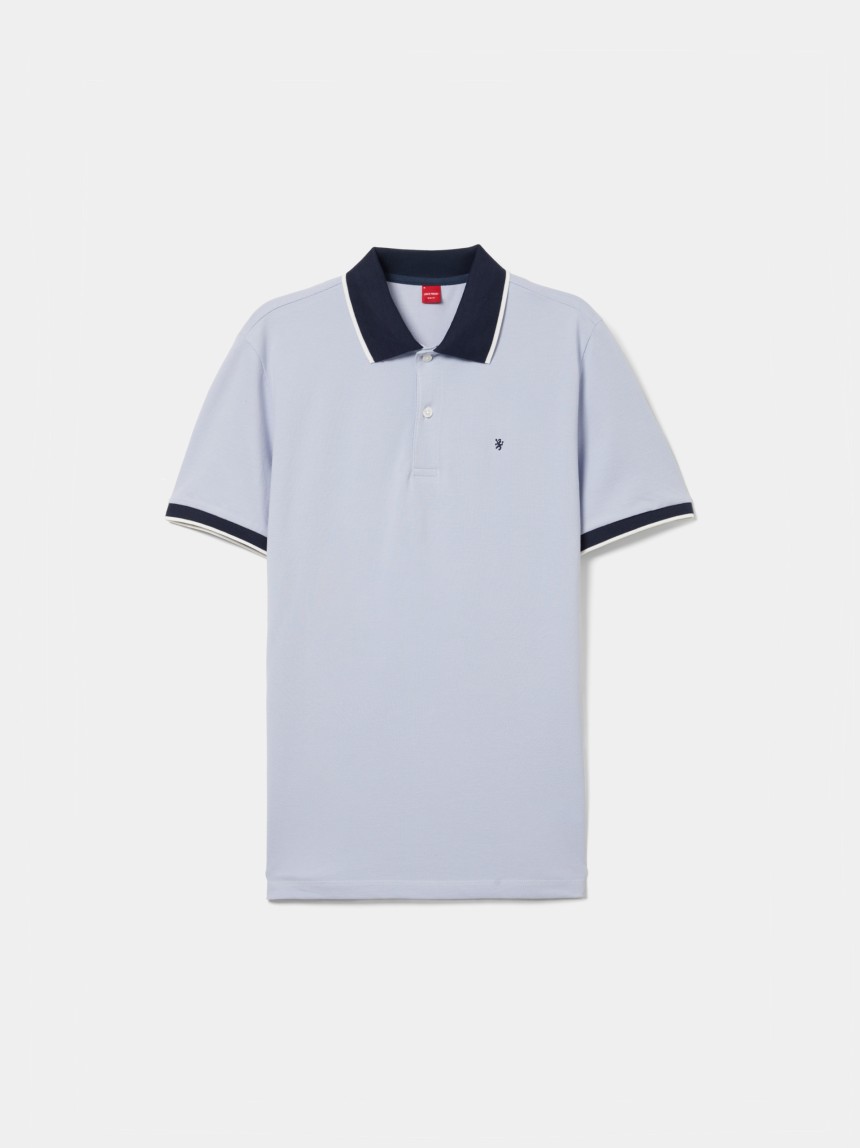 Polo de manga curta
