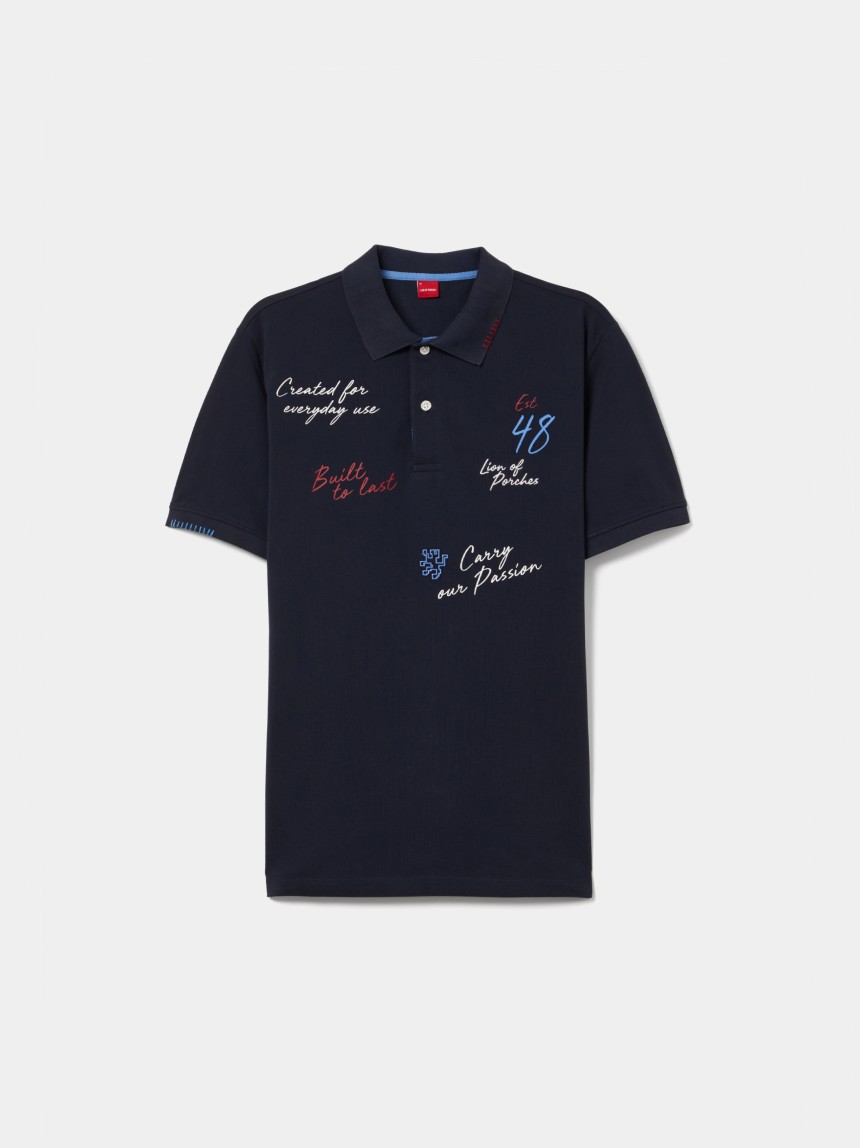 Short-sleeve polo shirt