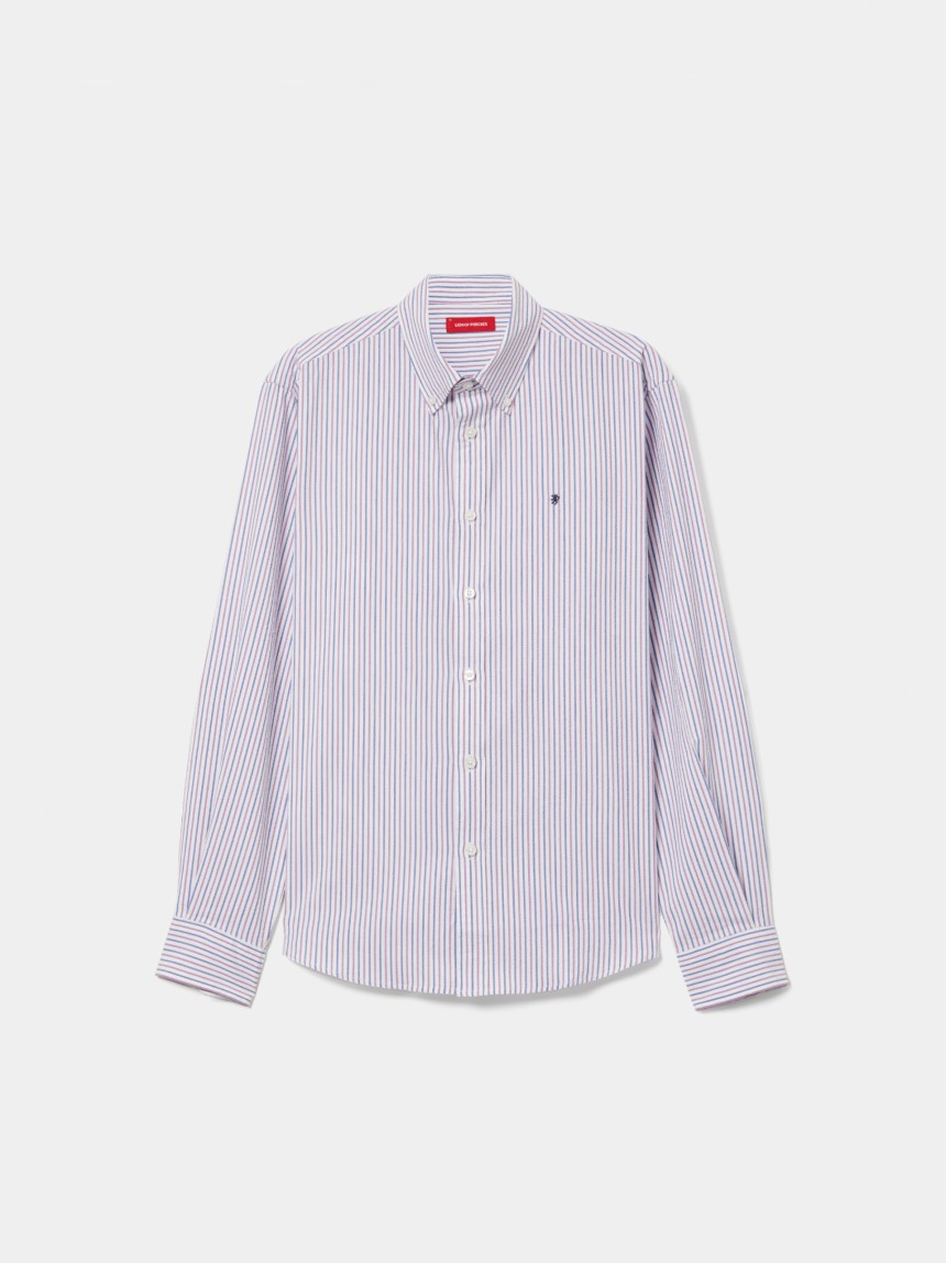 Camisa de algod�n a rayas