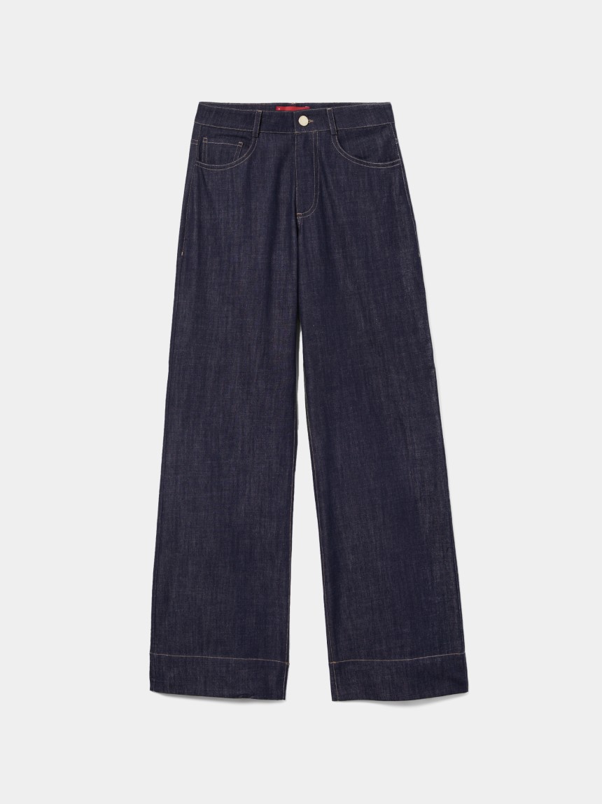 Wide leg jeans