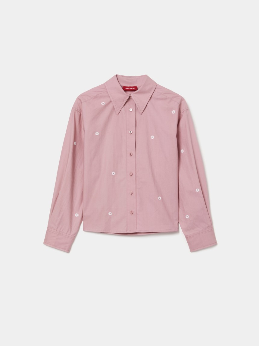 Camisa com flores
