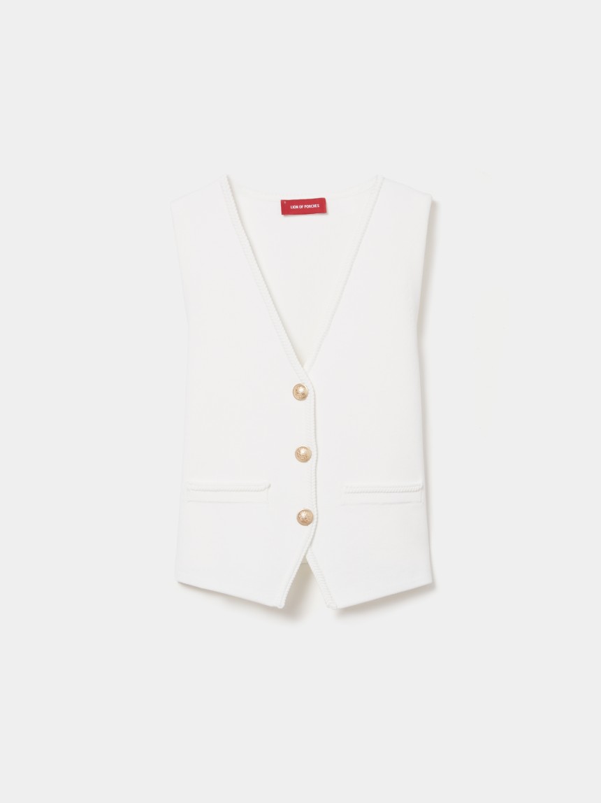 Knitted vest