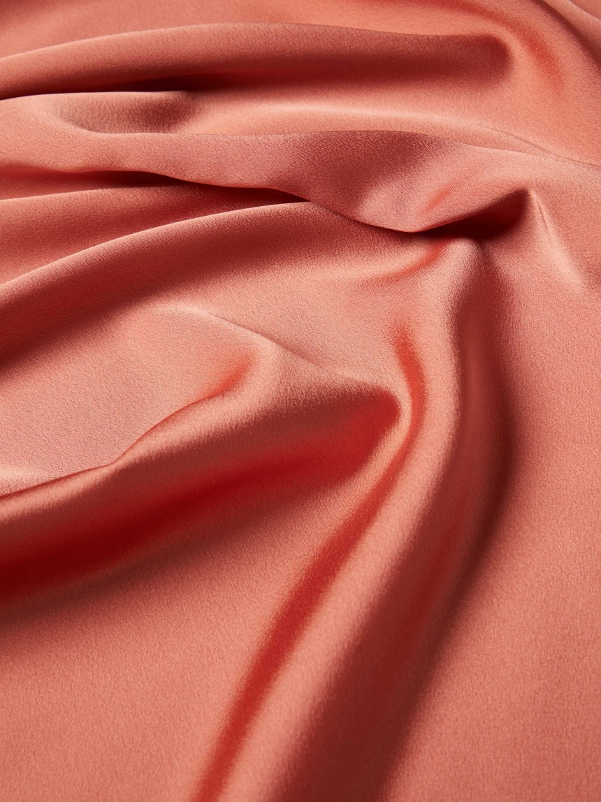 Flowy satin dress