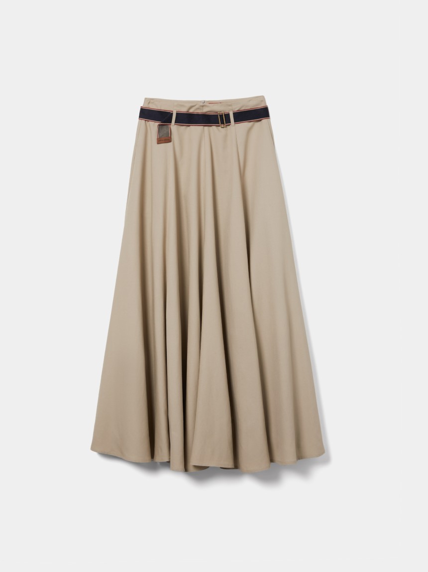 Skirt with belt