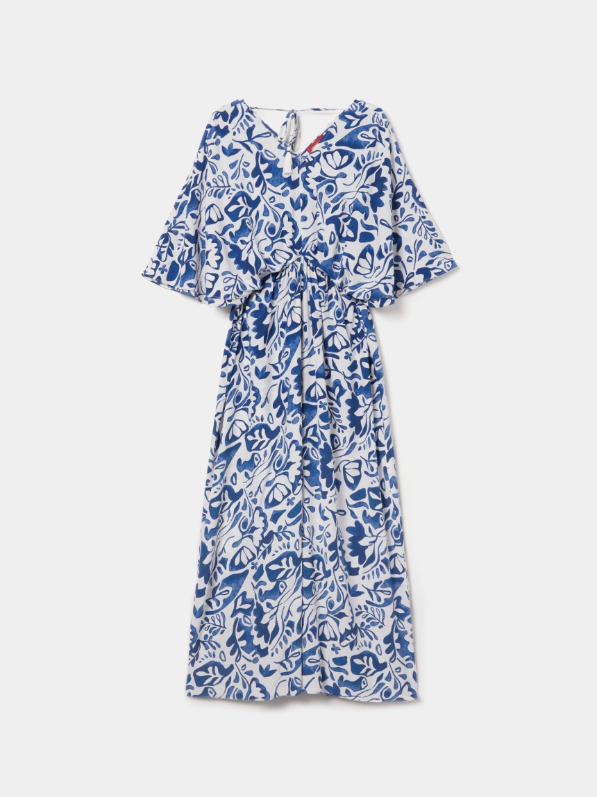Long printed dress