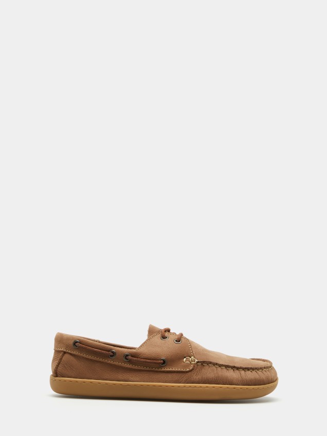 Sapatos de vela em couro
