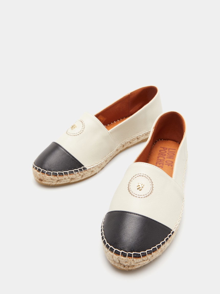 Two-tone espadrilles