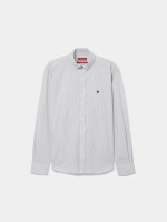 Camisa �s riscas regular fit