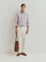 Camisa regular fit �s riscas