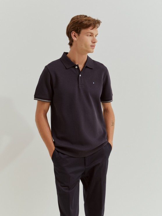 Polo de piqu de corte regular