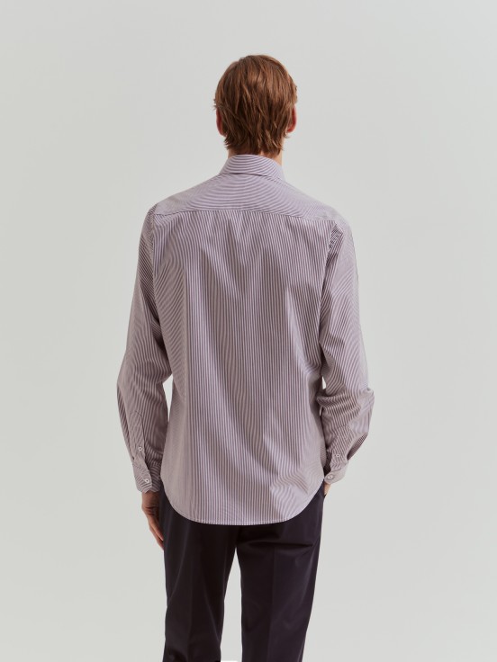 Camisa slim fit s riscas