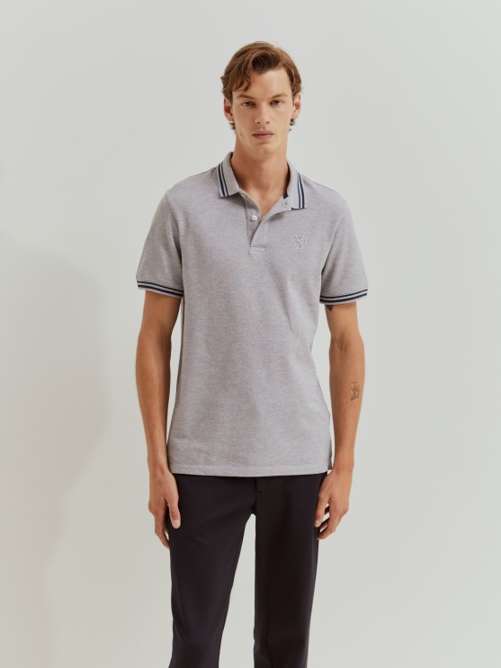 Polo piqu slim fit