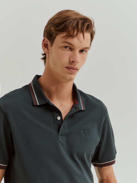 Polo piqu slim fit