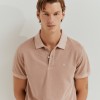 Polo slim fit garment dye