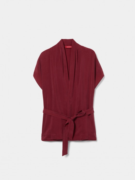 Blusa em cupro