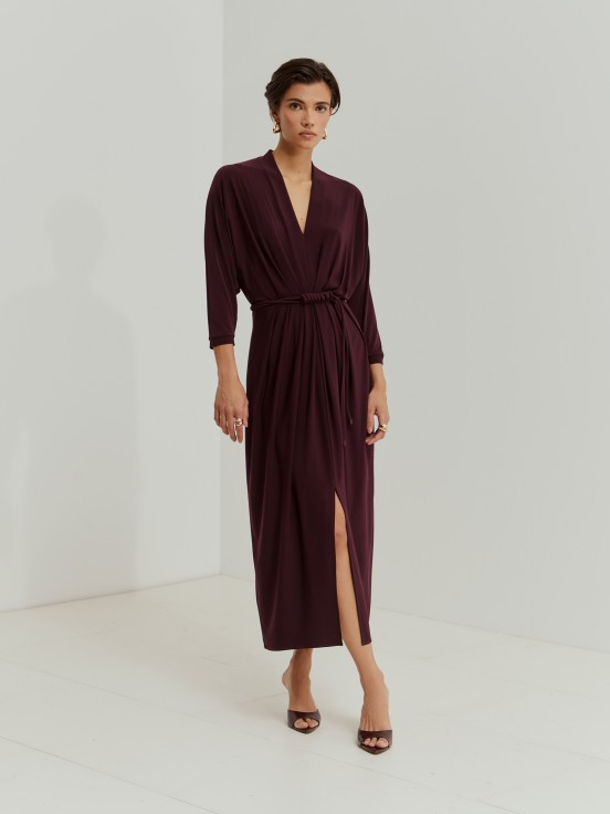 Long knitted dress