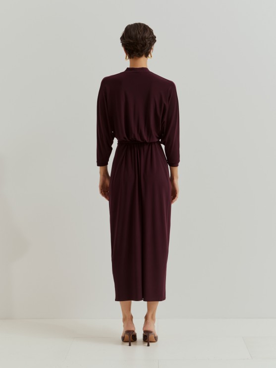 Vestido malha comprido