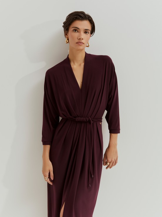 Long knitted dress