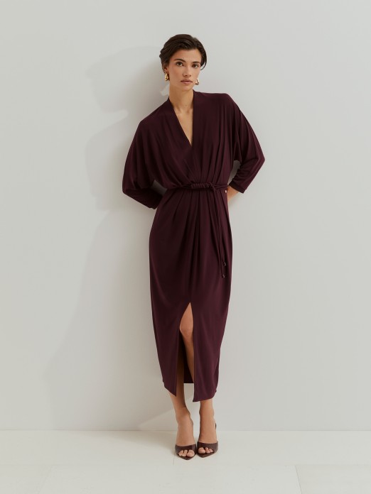 Long knitted dress