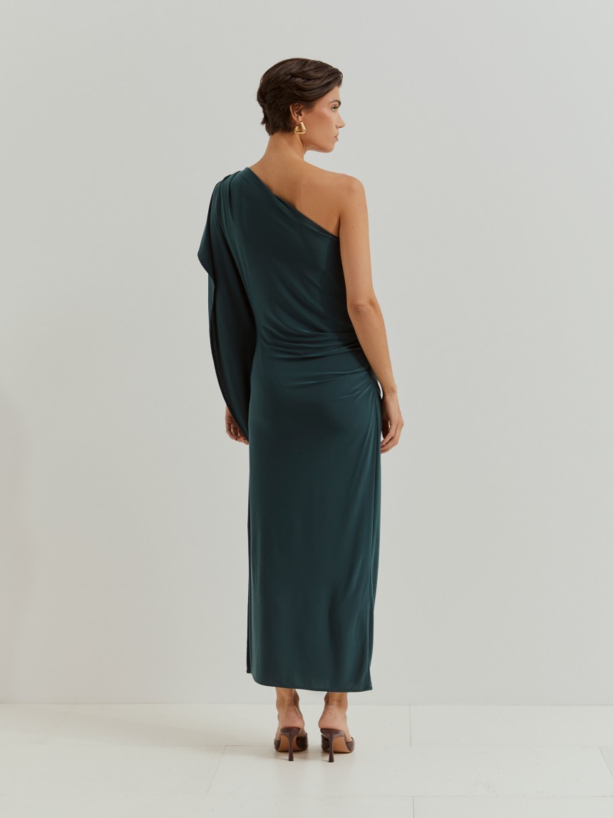 Vestido comprido de malha