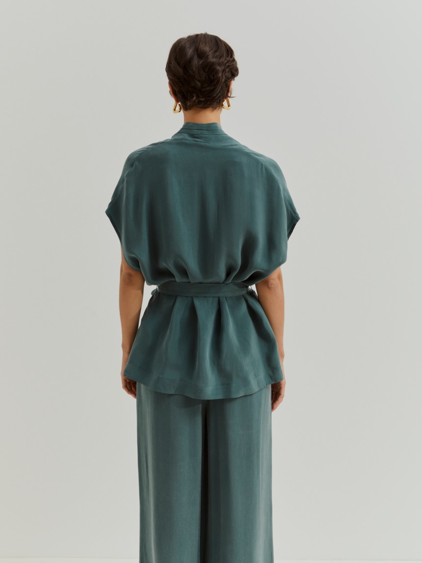 Cupro blouse
