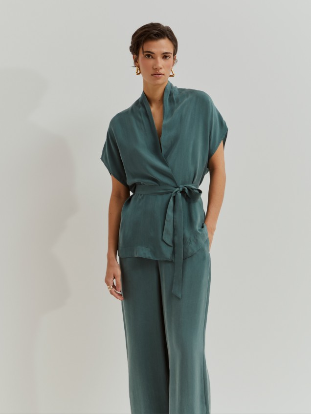 Cupro blouse