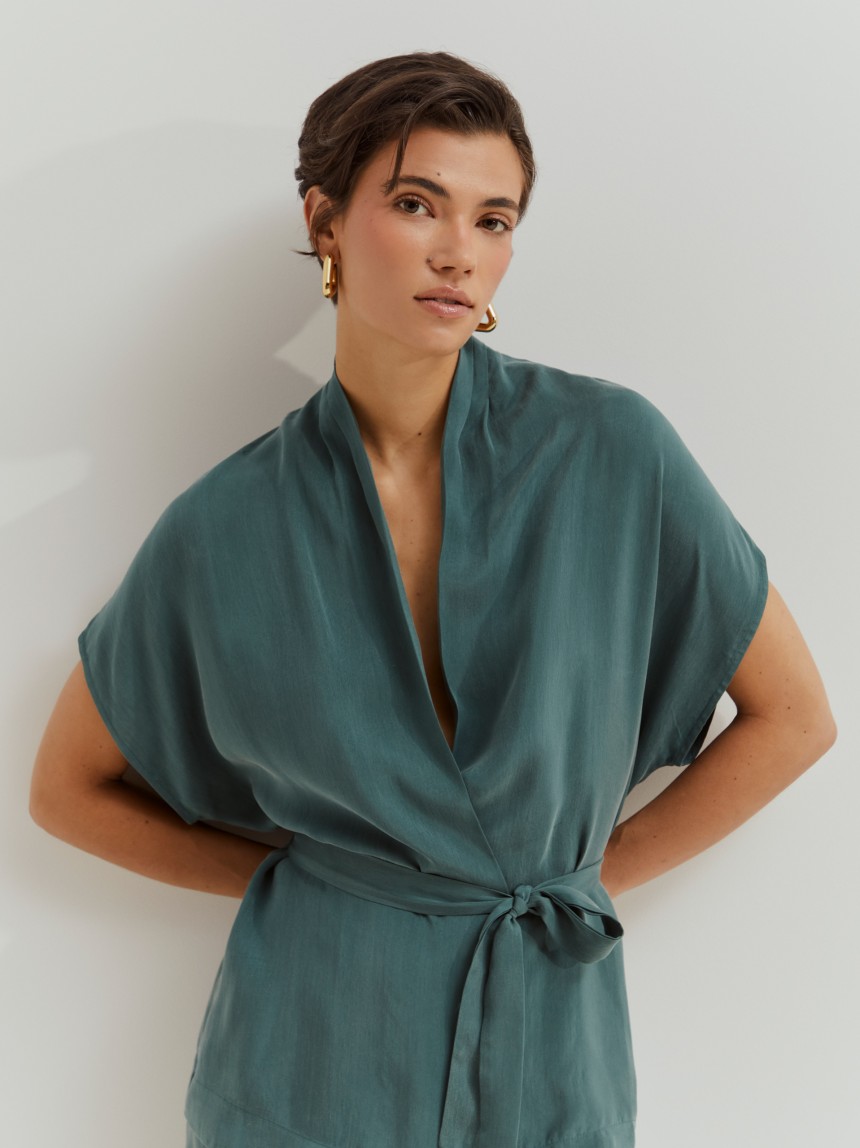 Cupro blouse