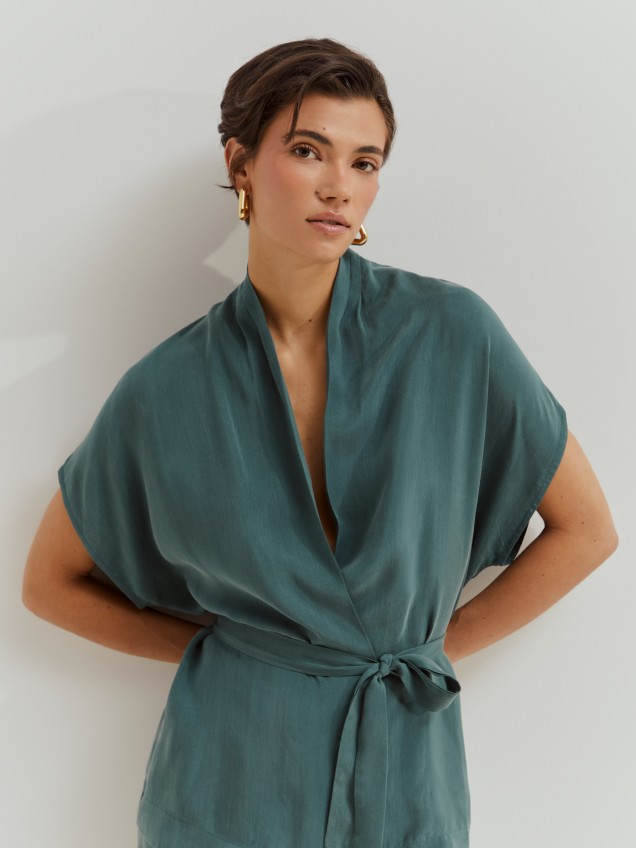Cupro blouse