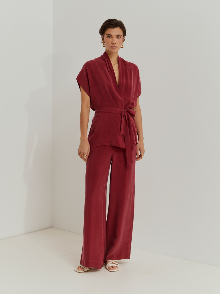 Cupro blouse